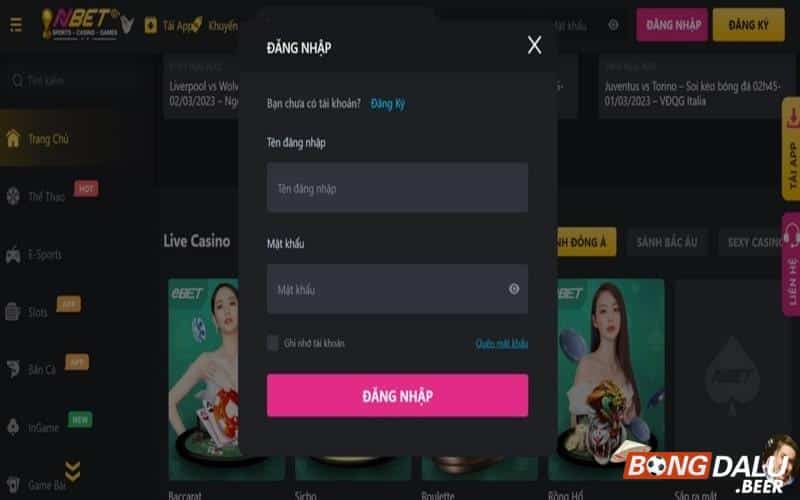 Hướng dẫn người chơi cách đăng nhập tại Nbet