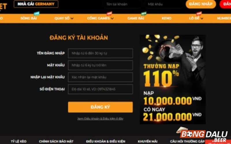 Hướng dẫn cách đăng ký tài khoản tại nhà cái Debet